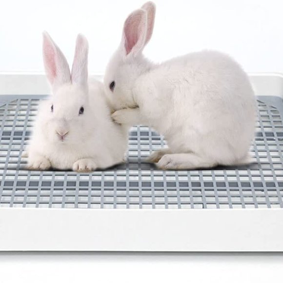 Guinea Pig Rabbit Litter Pan for Cage Bed Large Pet Toilet Pee Trainer New - Picture 3 of 11